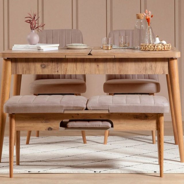 Valsot Förlängningsbar Matgrupp 129 cm