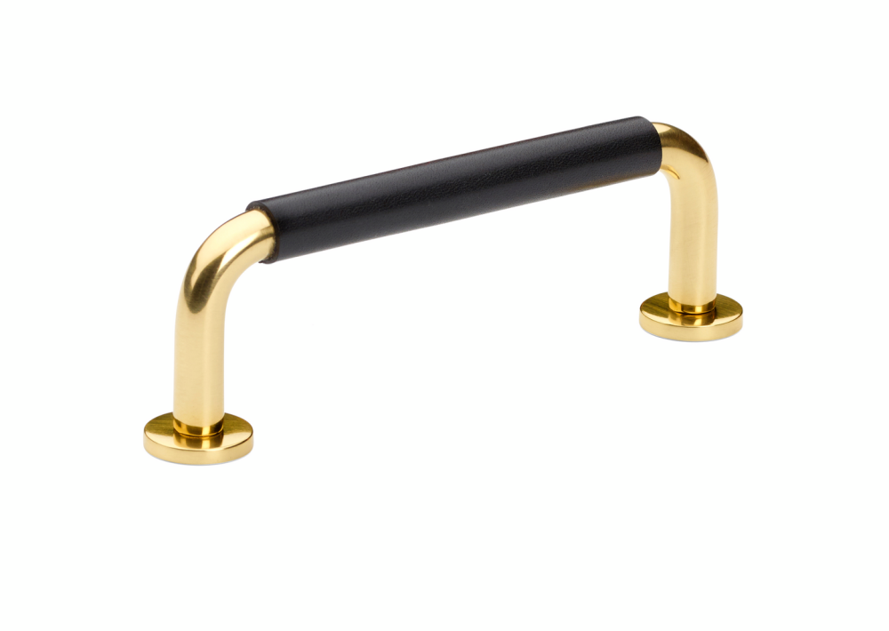 LÅDHANDTAG HABO LILLY P MÄSS/SVART CC128MM 2ST