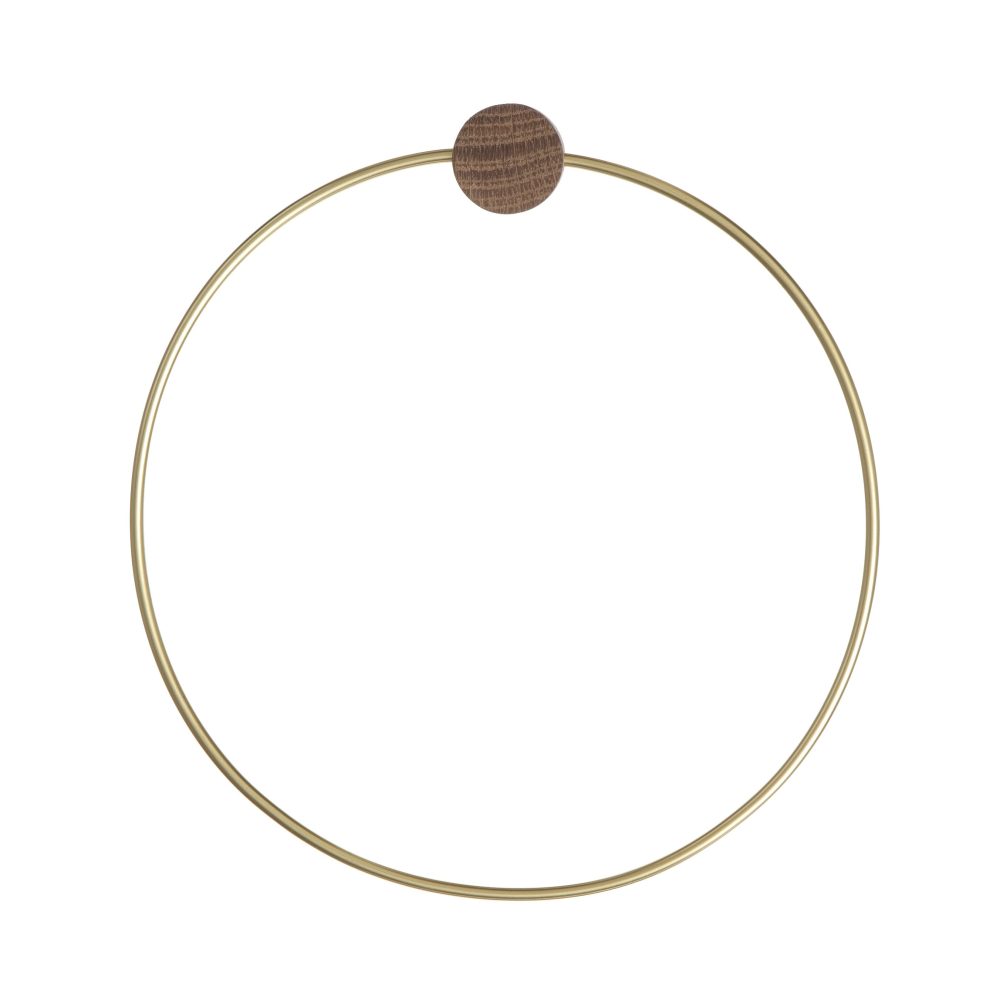 Brass handdukshängare, Ø 20,5 cm