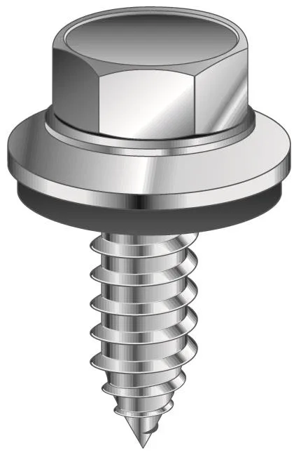 Ejot 810211 Byggskruv med gummitätning, för lättbalk, 250-pack 6,3 x 19 mm - Bild 2