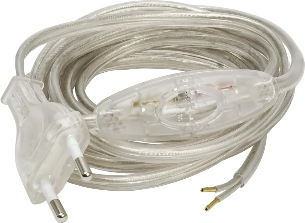 Gelia 4093231062 Lampsladd europastickpropp, 2,5 m
