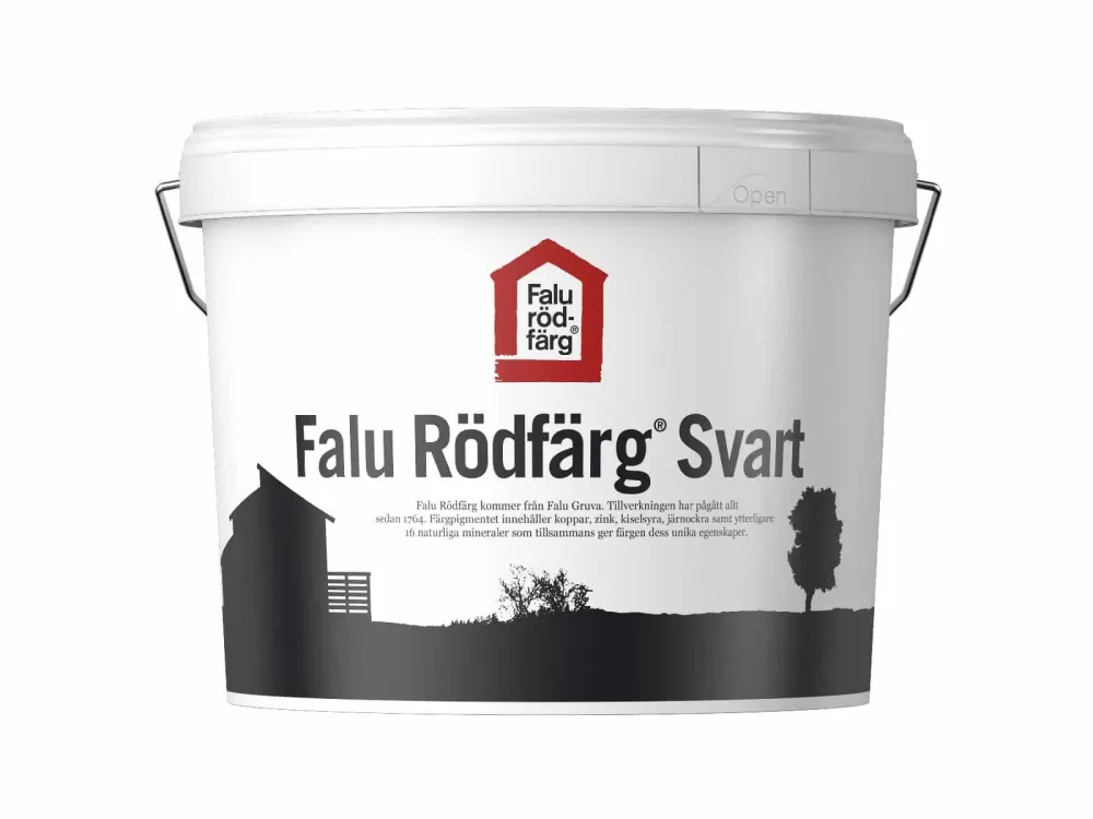Falu Rödfärg Original Fasadfärg helmatt Ljusröd - Bild 2