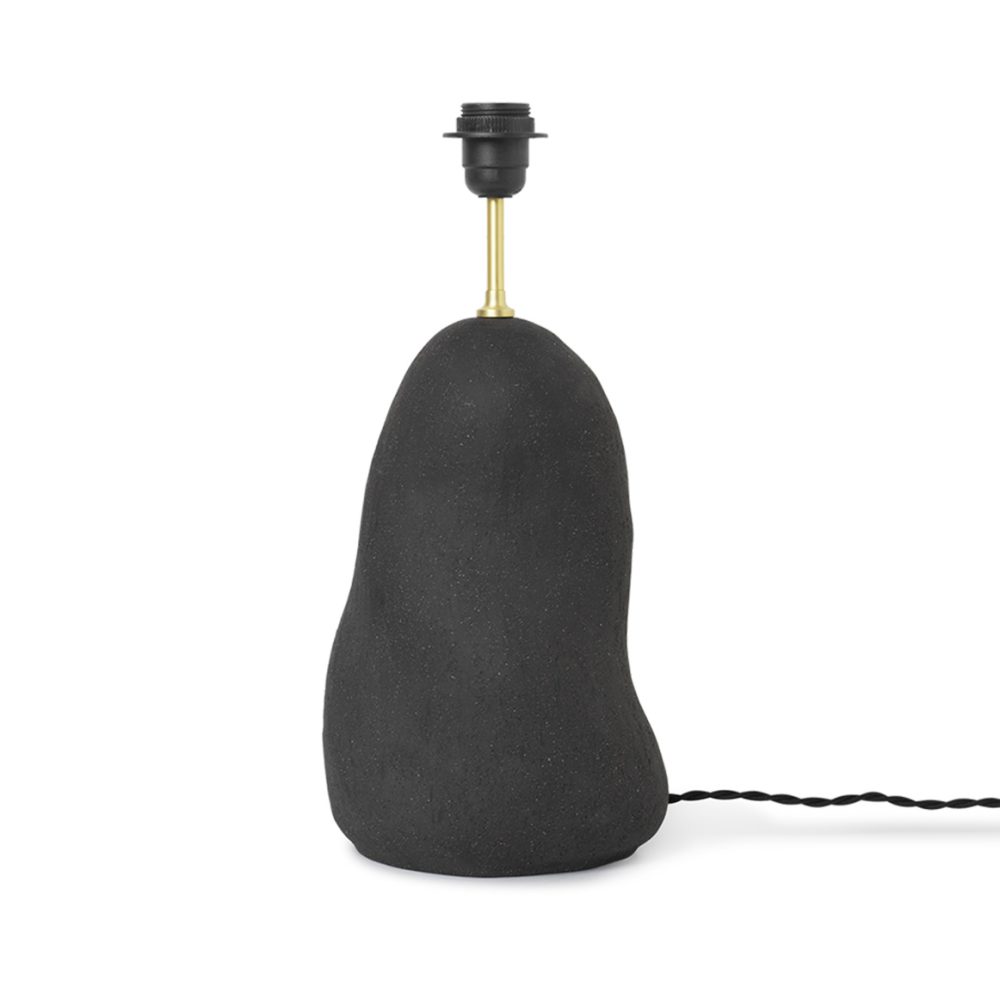 Hebe lampfot medium, Dark grey