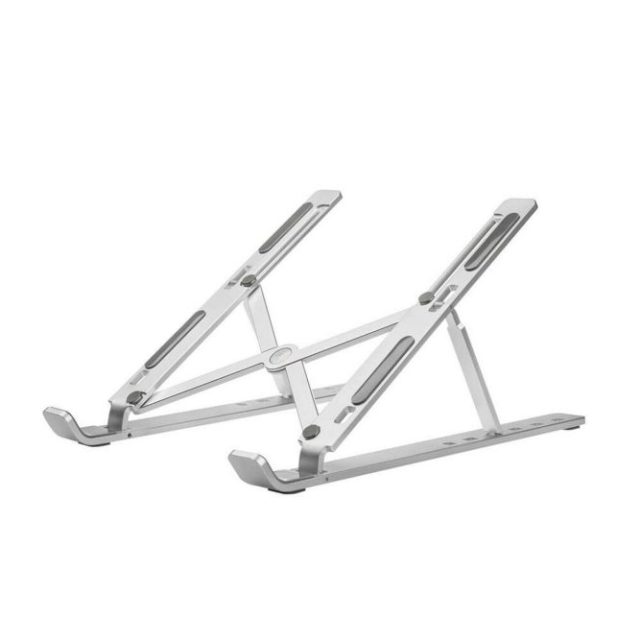 Laptopställ Desire2 Vikbart X-format Aluminium Silver
