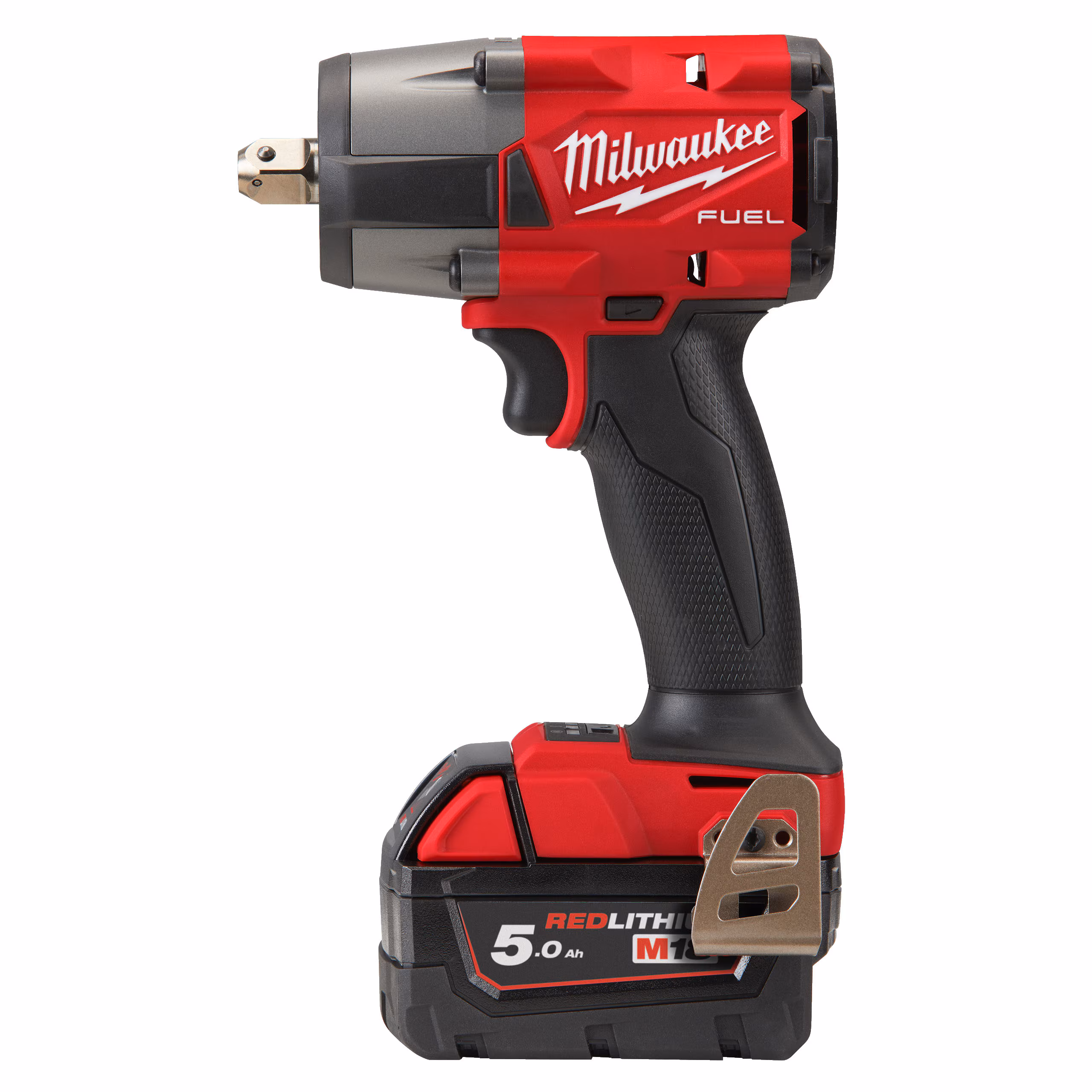Kjøp Milwaukee Muttertrekker 1/2", M18 FMTIW2P12-502X, inkl. 2x5 Ah batterier og lader