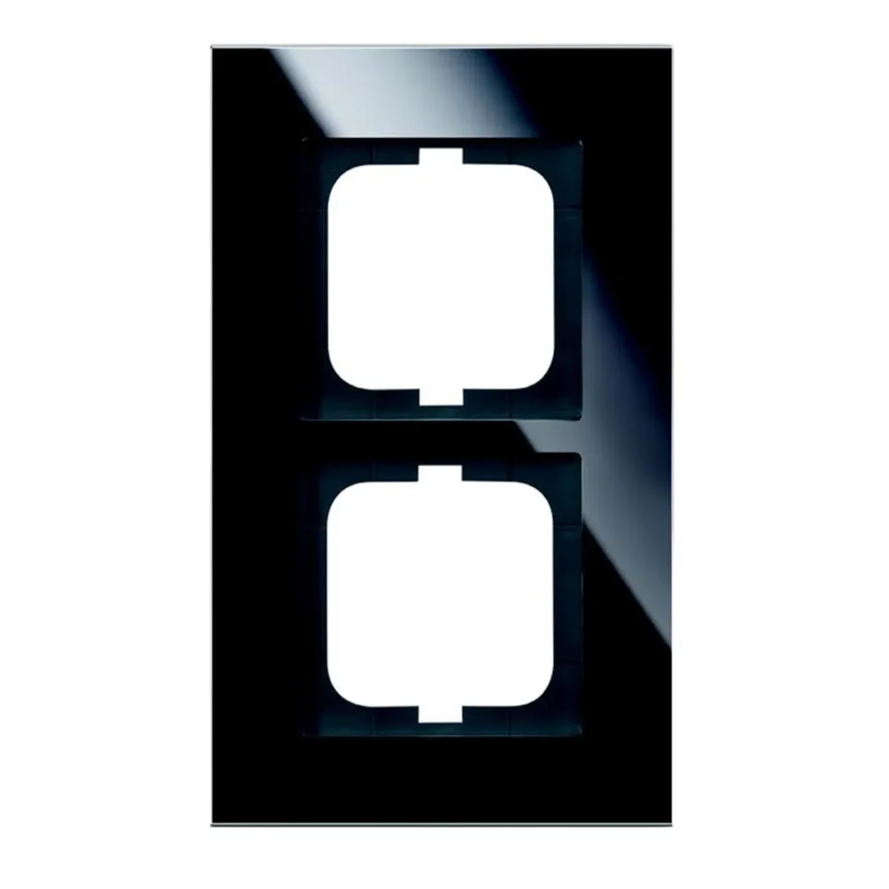 ABB 1721-825 Kombinationsram svart glas 1-fack - Bild 2