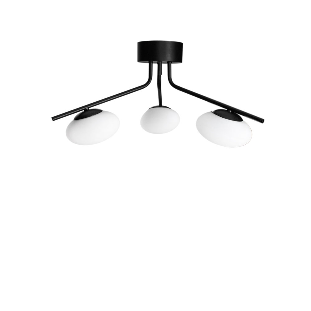 Imperia plafond, svart matt