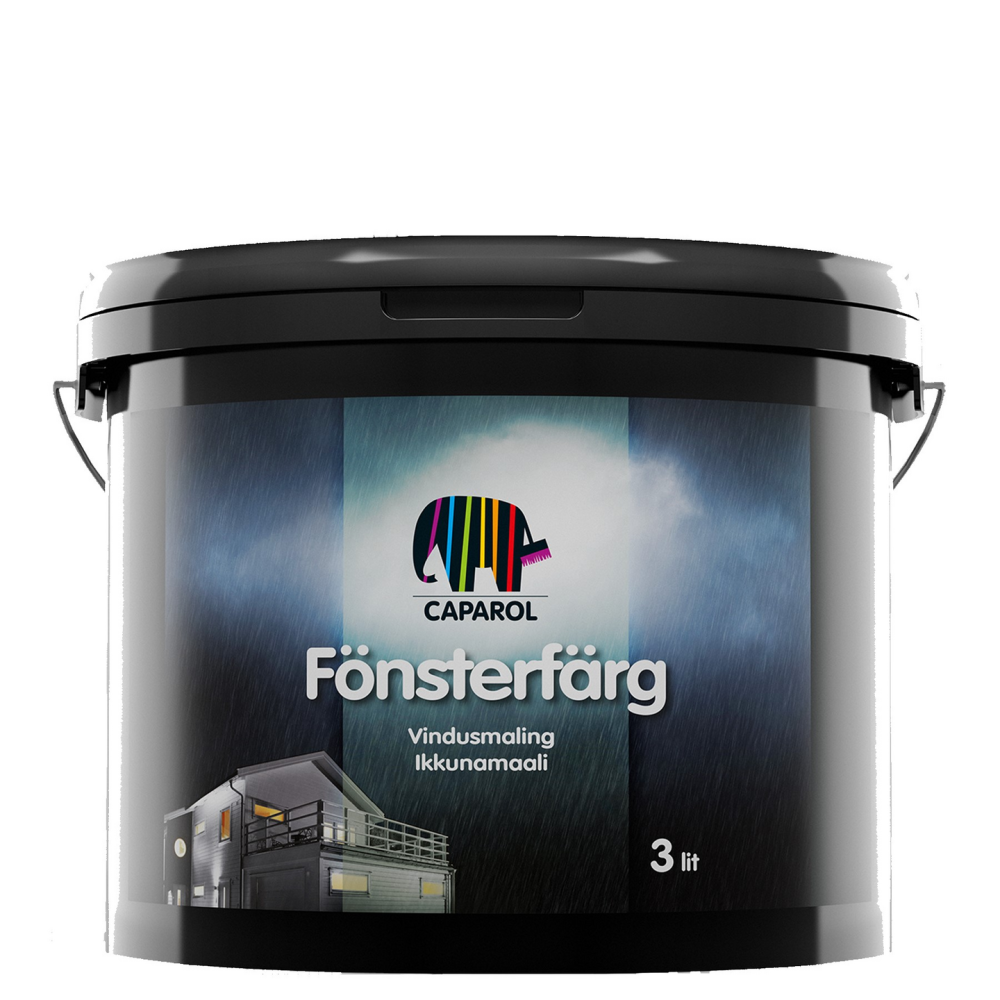 FÖNSTERFÄRG VIT BAS 1 2,85L CAPAROL