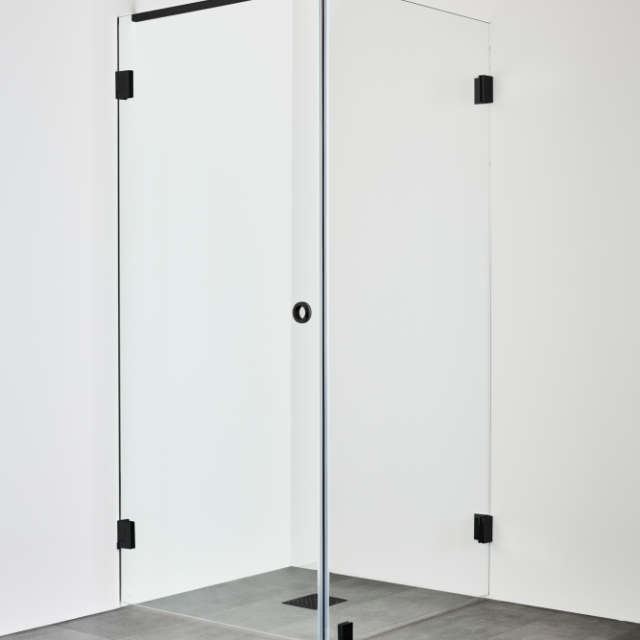 DUSCHHÖRN HAFA INFINITY COMBI SVART 90X100