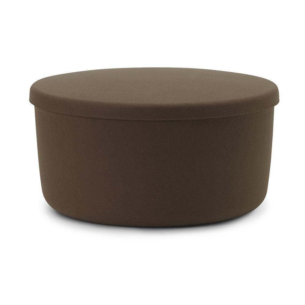 Hide Storage sittpuff stor, Brun
