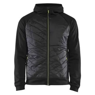Blåkläder 3463252699334XL Hybridtröja svart/varselgul Svart/Varselgul