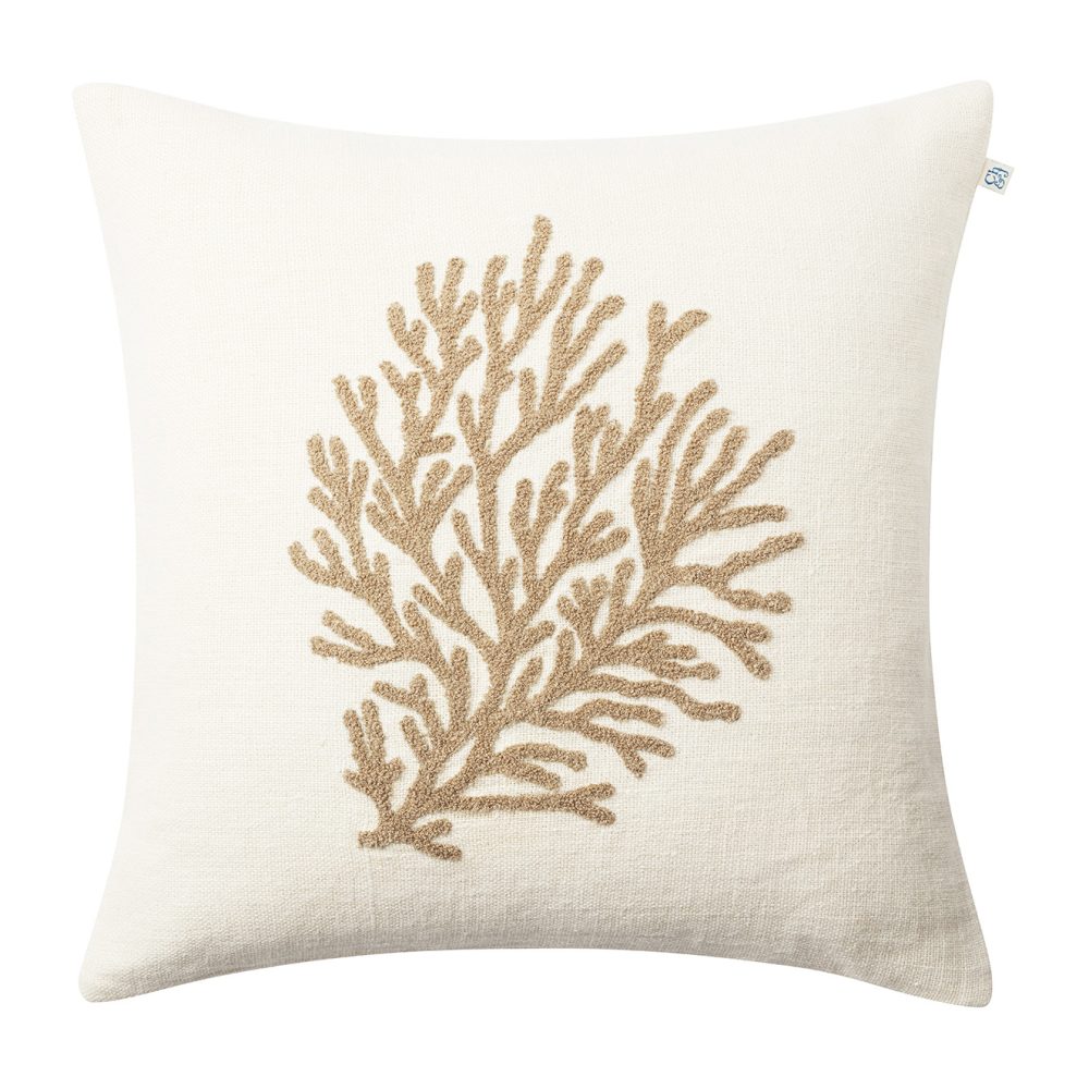 Coral kuddfodral 50x50 cm, Khaki
