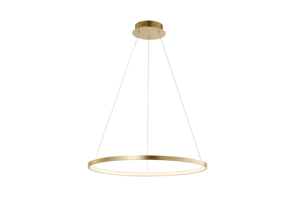 CIRCLE Pendellampa, guld 60x120 cm