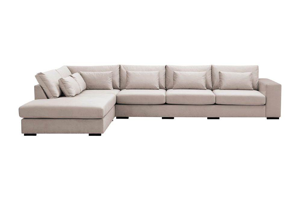 Grande 5-sits Soffa med Schäslong Vänster