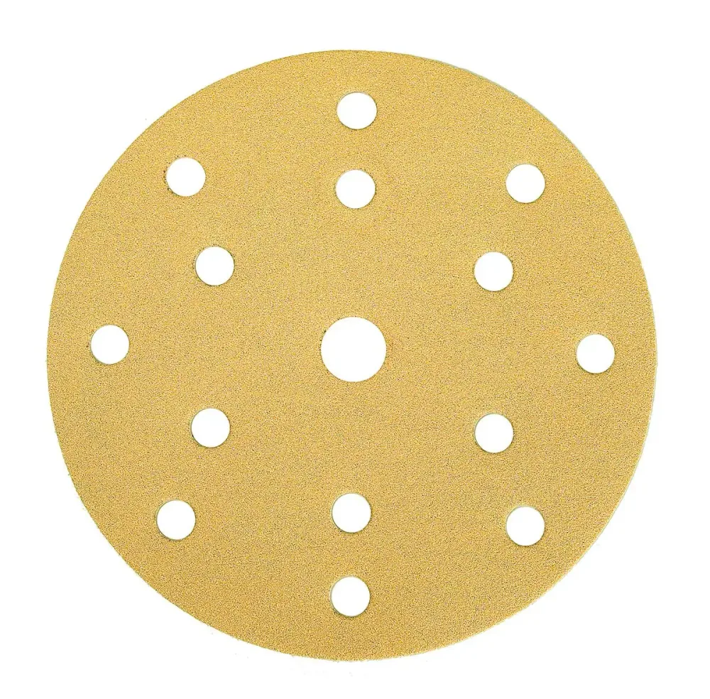Kjøp Mirka Rondell Gold 150 mm 15-hull, 100-pakning