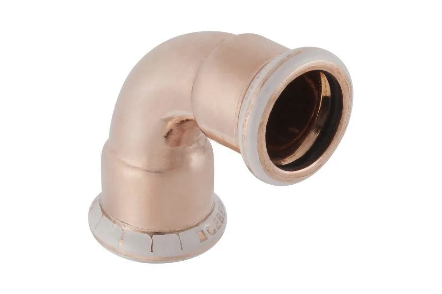 Geberit 1768132 Böj 90°, 2 muffar 15 x 15 mm