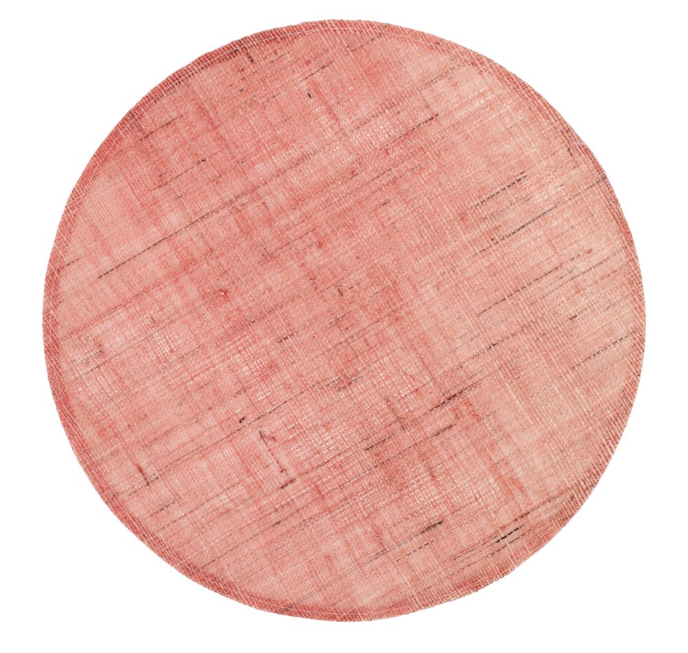 Dixie linnetablett rund, Soft coral