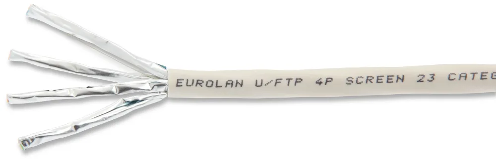 Eurolan 19D-TA-23WT-R500 Datakabel C6A, U/FTP, LSZH, Dca Trumma