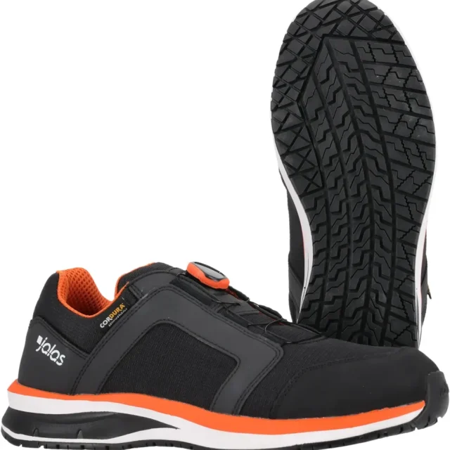 Jalas Tempus 5725 Skyddssko lätt och vattenavvisande, svart/orange 36