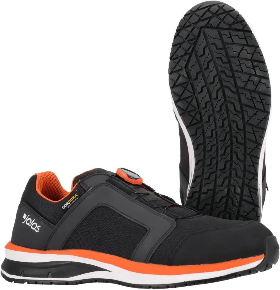 Jalas Tempus 5725 Skyddssko lätt och vattenavvisande, svart/orange 36