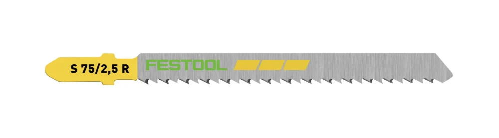 Festool WOOD FINE CUT S 75/2,5 R/5 Sticksågsblad 5-pack