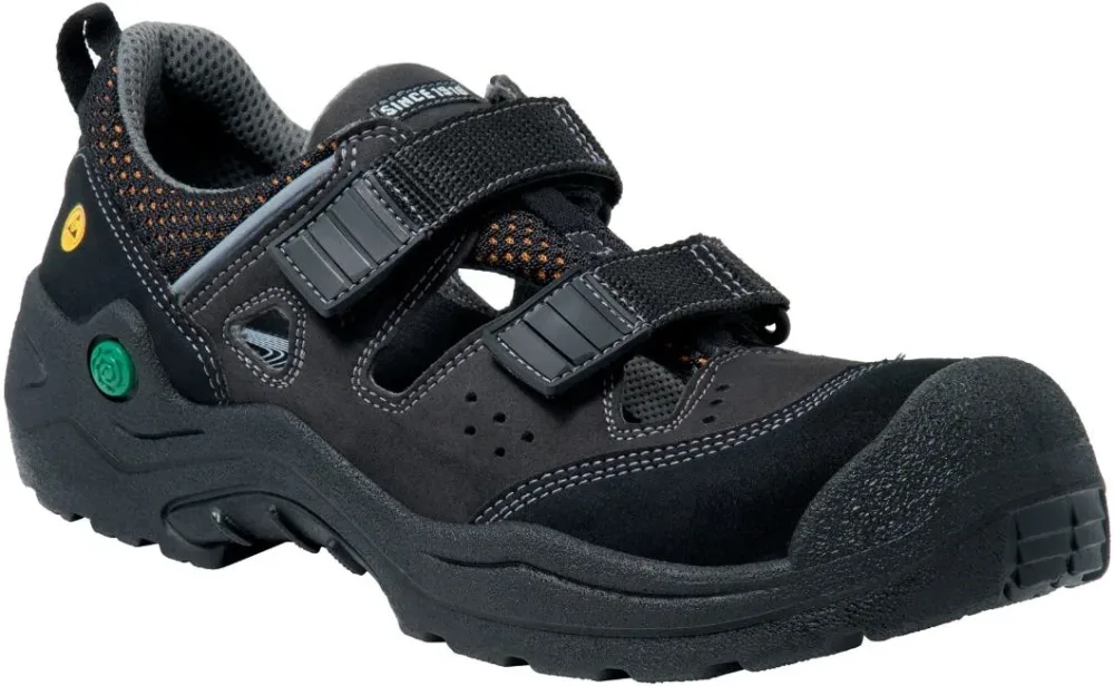 Jalas 6418 Bio Skyddssandal S1P, svart, miljömärkt 44
