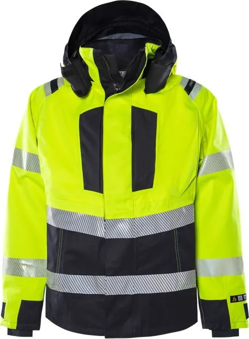 Fristads Flamestat Airtech 4525 ATHR Skaljacka varsel, gul/marinblå 3XL