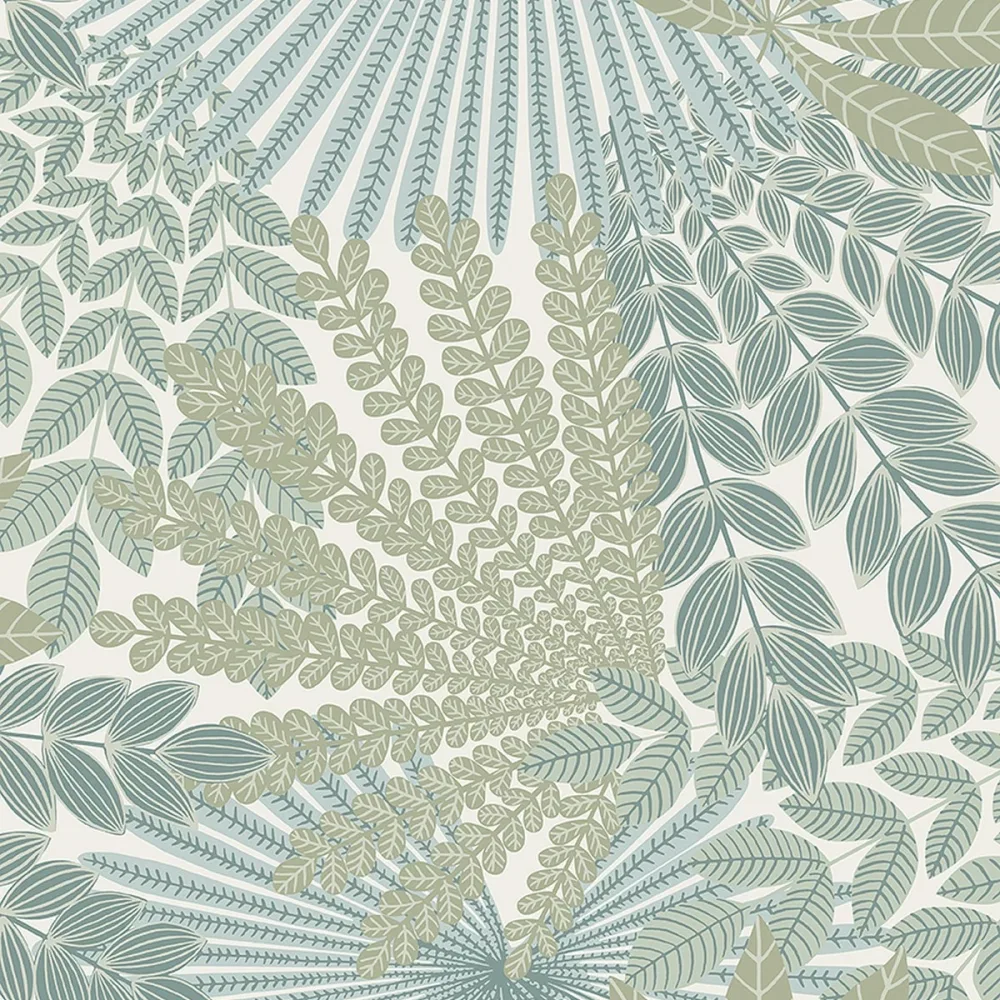 Tapet Treasured Velvet Leaves 2262 Grön Växter