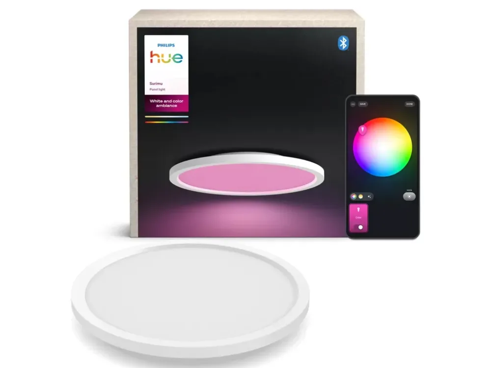 Philips Hue Surimu Armatur 40 W, 6500 K