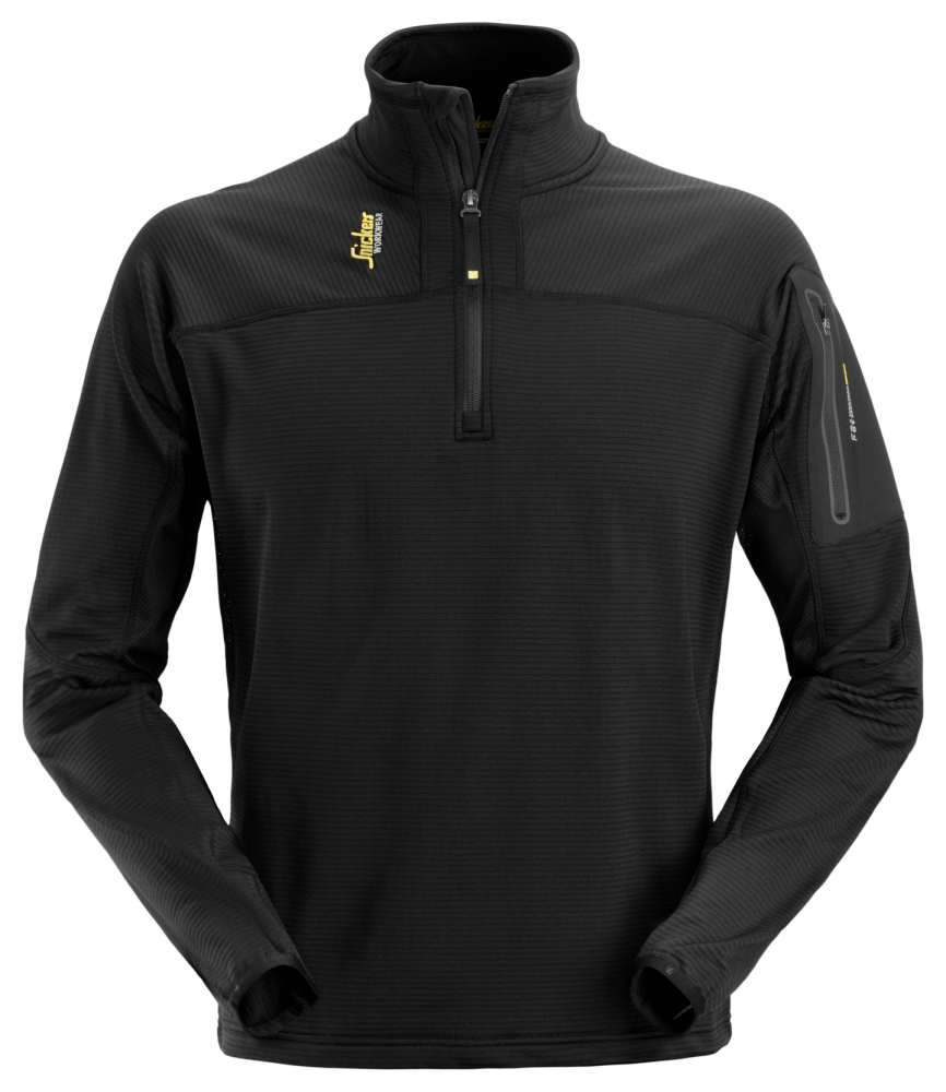 TRÖJA SNICKERS WORKWEAR 9435 BM ZIP SV S