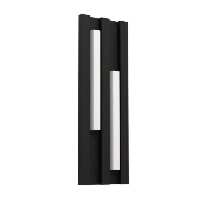 Vägglampa Utebelysning Eglo Fandina Svart/Vit