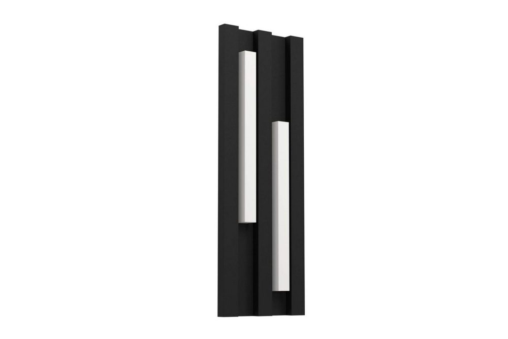 Vägglampa Utebelysning Eglo Fandina Svart/Vit