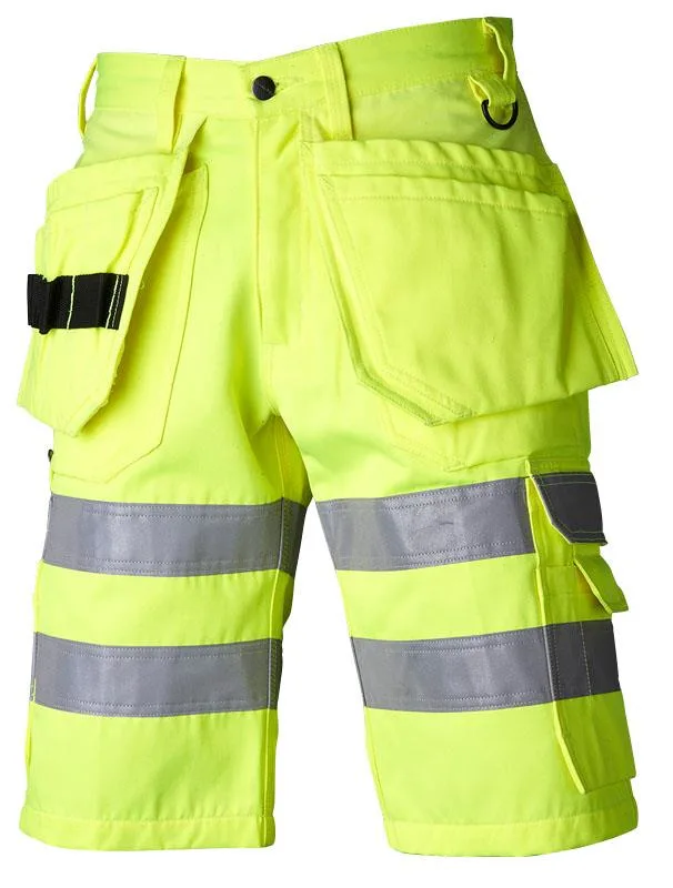 Top Swede 195 Arbetsshorts varsel, gul C52