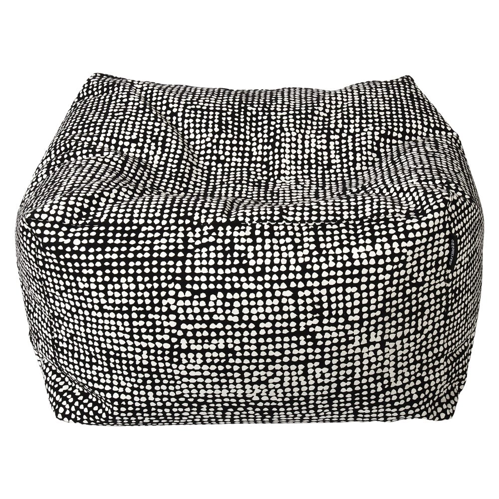 Orkanen Puffi sittkudde, Grå-off-white