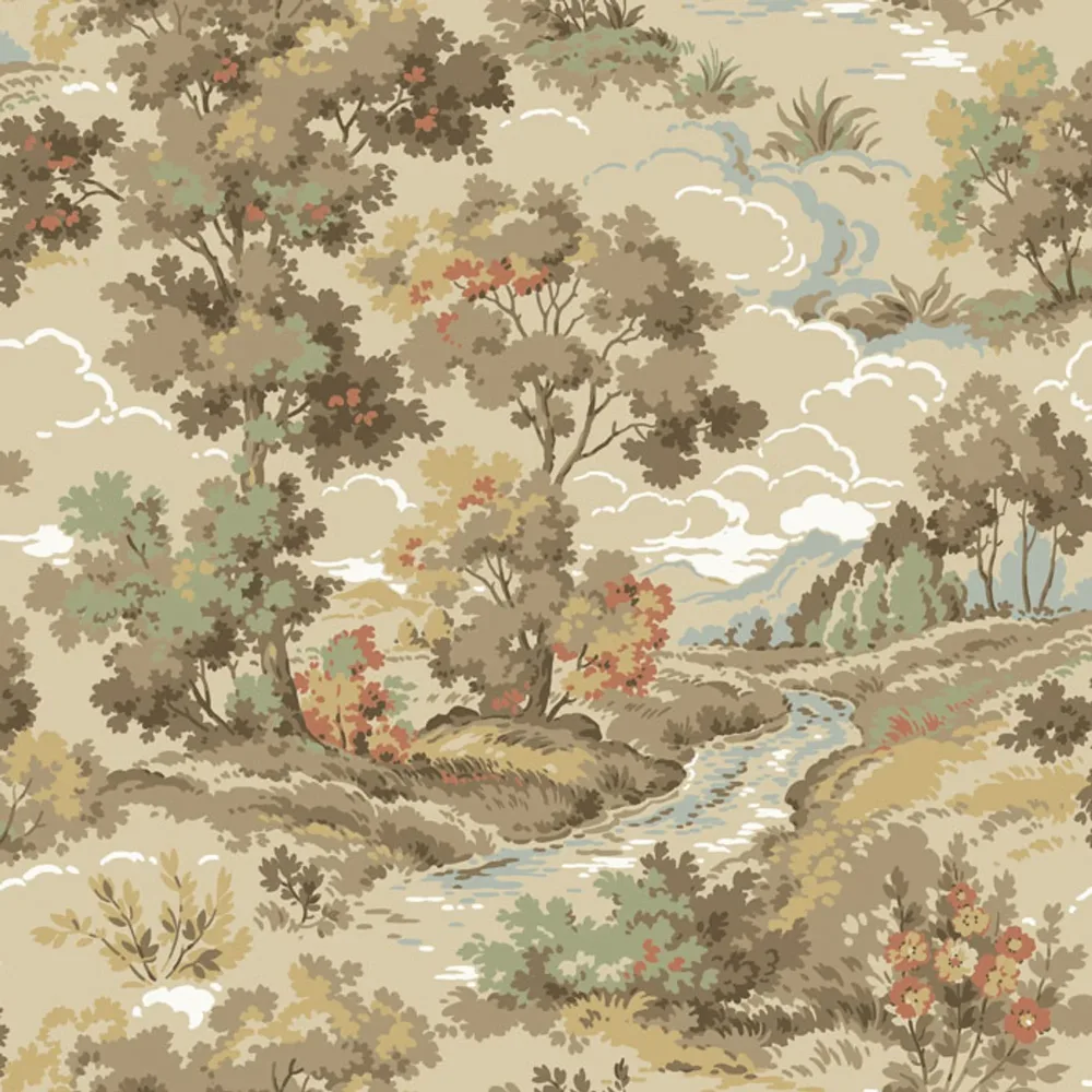 Duro Boulognerskogen 540-01 Tapet Gammalsvenska Papper Beige - Bild 2