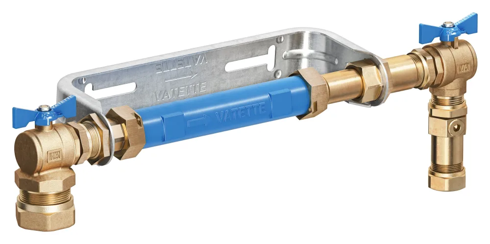 Vatette FG0986001 Vattenmätarkonsol 190-220mm med backventil
