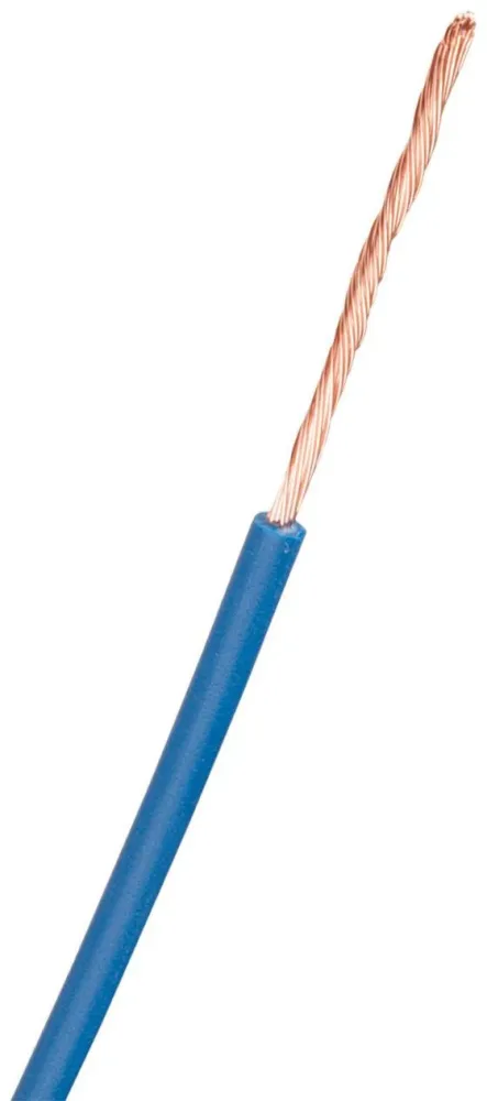 Nexans RK Kopplingskabel 1x1 mm², blå, 90°C (H05V2-K) 200 m, bobin