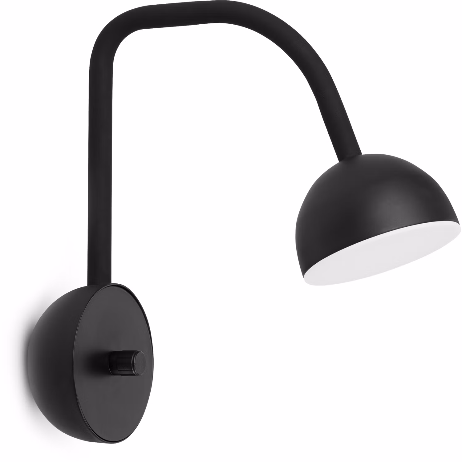 Blush Vägglampa, Mattsvart