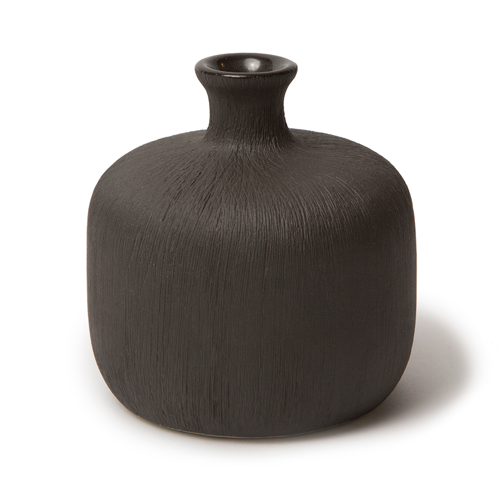 Bottle vas, Black, small