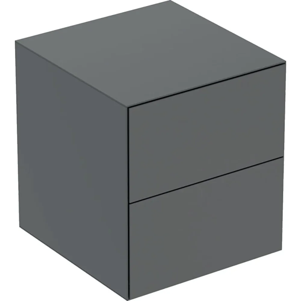 Geberit ONE 505.077.00.1 Sidoskåp 45 cm, 2 lådor Vit, blank - Bild 2